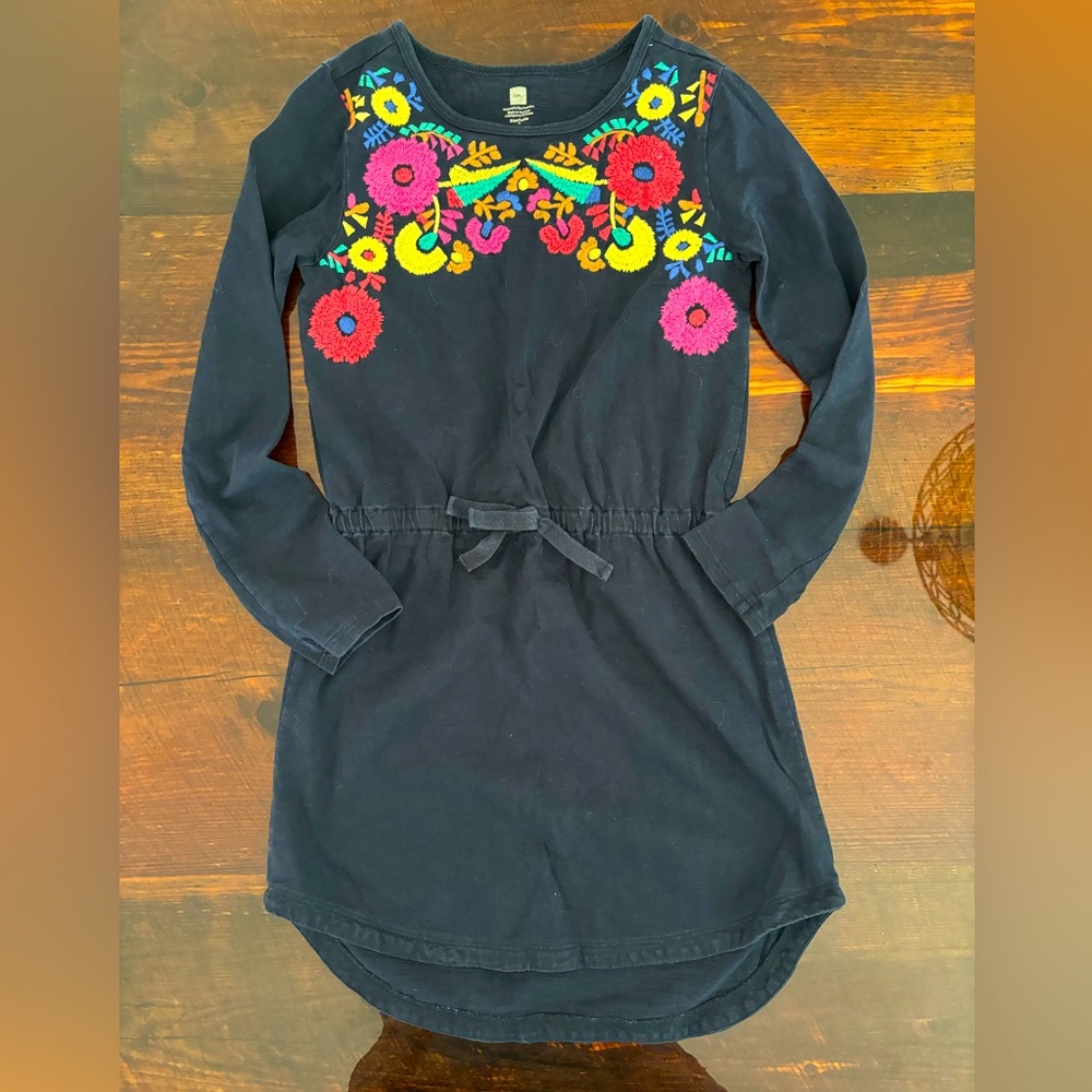 Tea Collection embroidered floral dress size 8